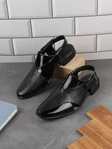 Mochi Men Leather Shoe-Style Sandals