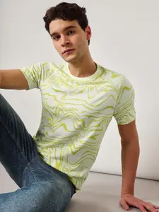 Lee Abstract Printed Cotton T-shirt