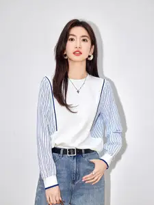 JC Collection Women Opaque Striped Casual Shirt