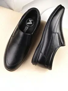Auserio Men Leather Formal Slip-On Shoes