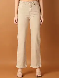 V-Mart Women Solid Straight Fit Jeans