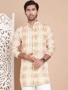 Jompers Men Geometric Printed Kurta