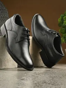 Auserio Men Leather Formal Derbys
