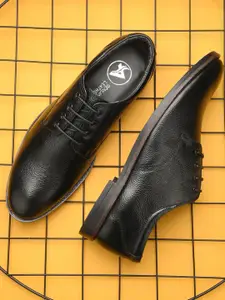 Auserio Men Leather Formal Derbys