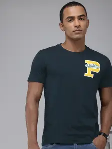 U.S. Polo Assn. Denim Co. Pure Cotton Brand Logo Printed Slim Fit T-shirt