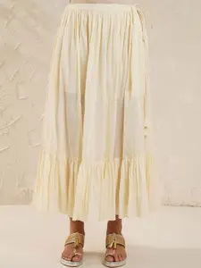 JAYPORE Women Cotton Maxi Slip-On Skirt