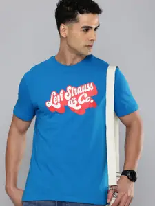Levis Brand Logo Printed Pure Cotton T-shirt