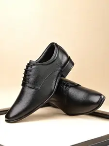 Auserio Men Leather Formal Derbys