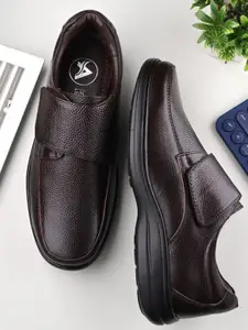 Auserio Men Leather Formal Slip-On Shoes