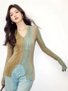 JC Collection Women Cable Knit Pullover