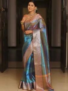 Anouk Woven Design Zari Tissue Saree
