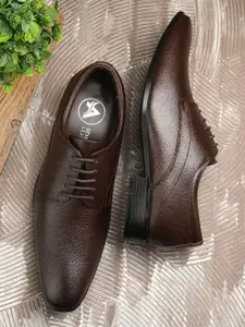 Auserio Men Leather Formal Derbys