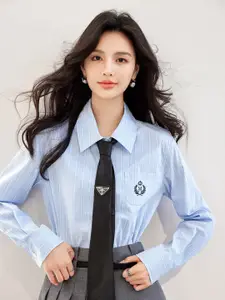 JC Collection Women Opaque Striped Casual Shirt