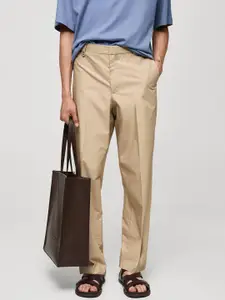 MANGO MAN Slim Fit Semi-Formal Trousers