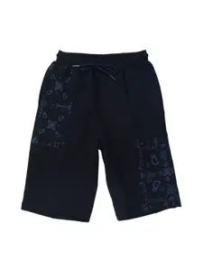 Gini and Jony Boys Cotton Graphic Printed Regular Fit Shorts