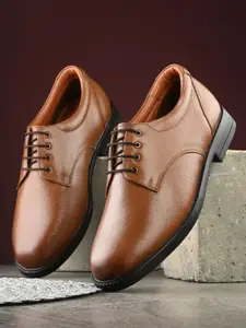 Auserio Men Leather Formal Derbys