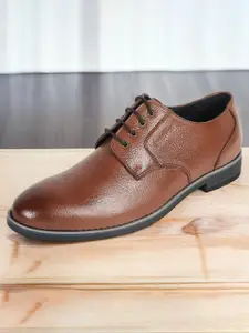 SeeandWear Men Round Toe Leather Formal Derbys