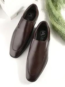 Auserio Men Leather Formal Slip-On Shoes