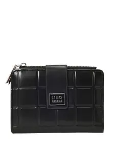 Lino Perros Women Geometric Textured Two Fold Wallet