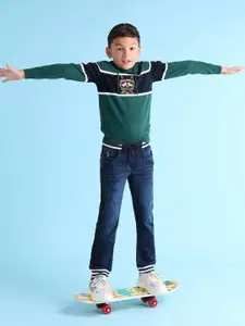 U.S. Polo Assn. Kids Boys Colourblocked Pullover