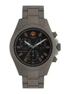 Timex Men Chronograph Dial & Stainless Steel Straps Analogue Watch TW2W45700X6