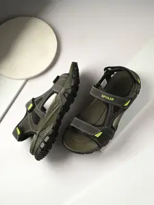 SPYKAR Men PU Comfort Velcro Sandals