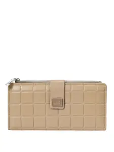 Lino Perros Women Geometric Textured Two Fold Wallet