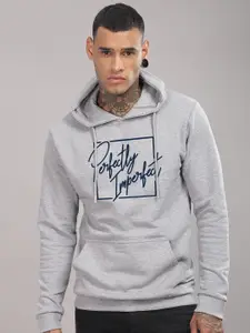 ADRO Men Printed Hooded Sweatshirt