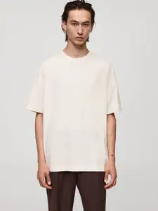 MANGO MAN Pure Cotton Oversized T-shirt