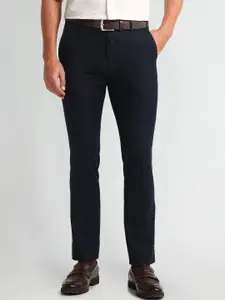 Arrow Men Mid-Rise Solid Formal Trousers