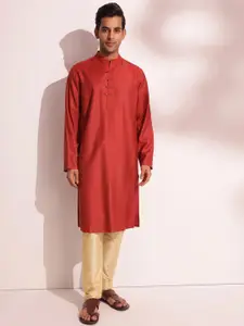 Fabindia Mandarin Collar Straight Kurta