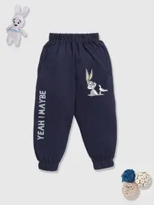 YK X Minute Mirth Boys Bugs Bunny Printed Cotton Joggers