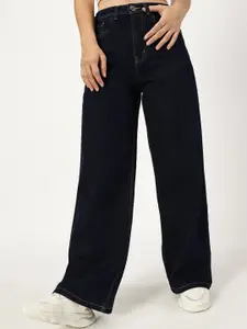THIRD QUADRANT Women Jean Wide Leg High-Rise Jeans