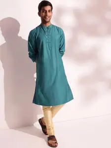 Fabindia Mandarin Collar Straight Kurta