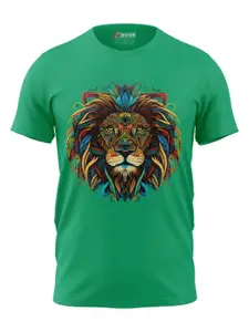 Print My Fashion Boys Graphic Printed Round Neck Cotton T-shirt