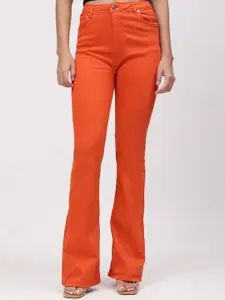 Fashion Gaiia Women Bootcut High-Rise Stretchable Denim Jeans