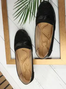 Denill Women Ballerinas Open Toe Slip-On Flats