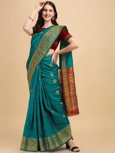 Areca Designer Ethnic Motifs Zari Banarasi Saree