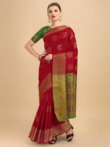 Areca Designer Ethnic Motifs Zari Banarasi Saree