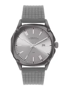 French Connection Men Dial & Textured Straps Analogue Watch FCH01GN