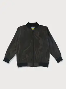 Gini and Jony Boys Mandarin Collar Bomber Jacket
