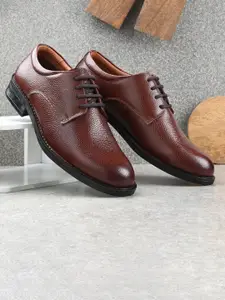 Auserio Men Leather Derbys Formal Shoes