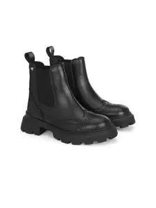 Delize Women Wedge-Heeled Chelsea Boots