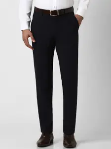 Van Heusen Men Mid-Rise Slim Fit Trousers