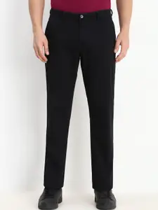 Allen Solly Men Regular Fit Mid-Rise Cotton Regular Trousers