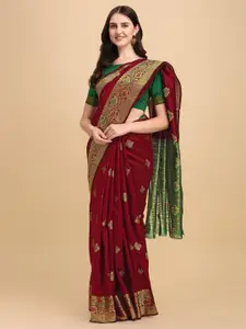 Areca Designer Ethnic Motifs Zari Banarasi Saree
