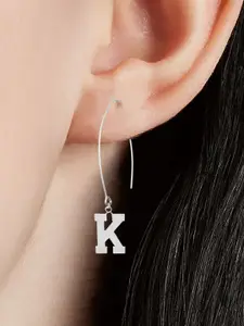 Sangria 925 Sterling Silver Alphabetical Earrings