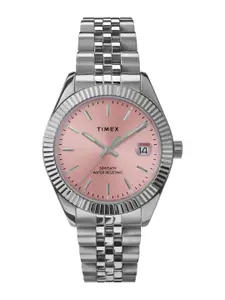 Timex Women Dial & Stainless Steel Straps Analogue Watch TW2W49800UJ