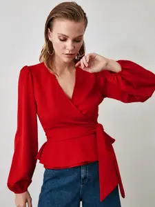 Trendyol Wrap Top
