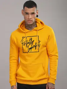 ADRO Men Printed Hooded Long Sleeves Sweatshirt